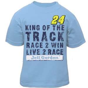  #24 Jeff Gordon Toddler Light Blue Win T shirt (2T 
