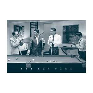 FRANK SINATRA The Rat Pack   Pool Music Poster 