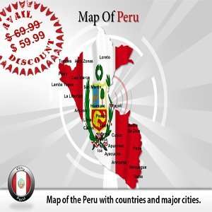 Editable Peru Powerpoint Map Templates   Peru Map Powerpoint Template