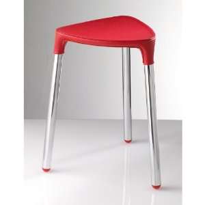  Gedy 2172 E6 Red Faux Leather Stool 2172 E6