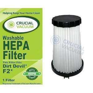 Dirt Devil F2 Replacement HEPA Filter; Compare to Dirt Devil Part 