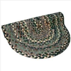  Beacon Hill 38 Green Tones Braided Rug Size 10 x 14 
