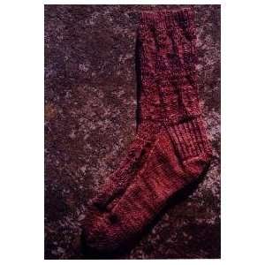   Diamond Rib Socks Knitting Pattern (#30015) Hand Jive Knits Books