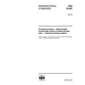   distillate fuels   Laboratory filtration method ISO TC 28 Books