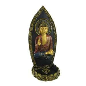    Hand Painted Golden Buddha Altar Incense Burner: Home Improvement
