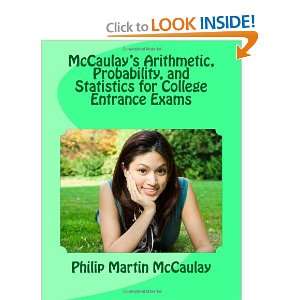  McCaulays Arithmetic, Probability, and Statistics for College 