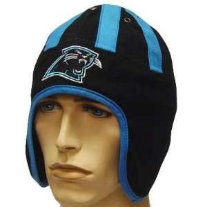   CAROLINA PANTHERS BLACK BLUE HELMET HEAD HAT CAP: Sports & Outdoors