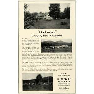   Lincoln New Hampshire Real Estate   Original Print Ad
