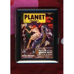   Planet Stories SciFi Vintage ID CIGARETTE CASE