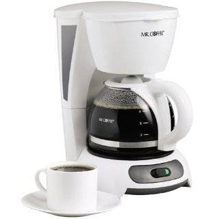 Mr. Coffee TF4 4 Cup Switch Coffeemaker, White