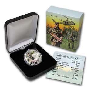  2012 Niue 1/2 oz Silver $1 Vietnam War   Australian 