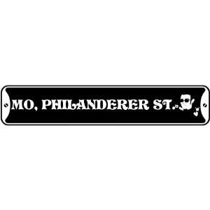   New  Missouri , Philanderer St .  Street Sign State