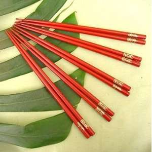  5 Pairs Double Happiness Chopsticks