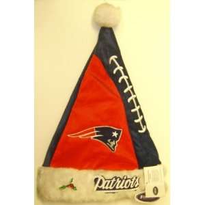  New England Patriots Plush Santa Hat: Sports & Outdoors