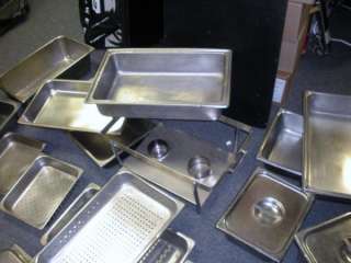   COMMERCIAL KITCHEN STEAM TABLE CHAFING DISHES, PANS, LIDS, ETC  