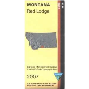  Map Red Lodge   Surface Management (9781411320529) BLM 