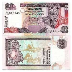  Uncirculated 2006 Sri Lanka 20 Rupee Banknote Everything 