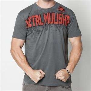  Metal Mulisha Kaos Custom T Shirt   Small/Charcoal Heather 