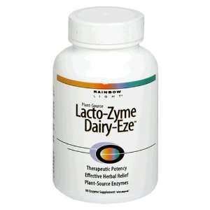  Rainbow Light Lacto Zyme Dairy Eze, Plant Source, Tablets 