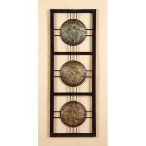   Abstract Wall Art Panel Circle Contemporary Design: Home & Kitchen