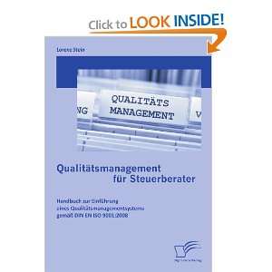   EN ISO 90012008 (German Edition) (9783836665711) Lorenz Stein Books