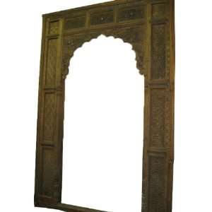  Hand Carved Rare Antique Teak Wood Arch Way Architecture 