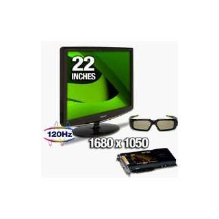  2233RZ 22 3D Gaming LCD Monitor and NVIDIA 3D Vision Stereoscopic 