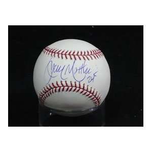  Signed Mathews, Gary Jr. MLB Baseball