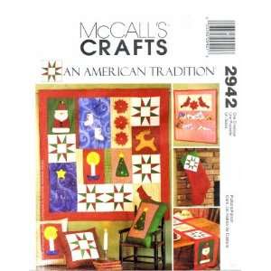  McCalls 2942 Crafts Sewing Pattern Christmas Decorations 