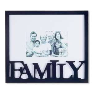   Picture Frame WD25046 Family Carved Wood   Black