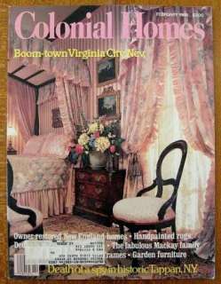 Lot Of 3 COLONIAL HOMES Magazines February, April & December 1989 