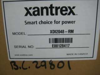 Xantrex XDI2048 RM Datacom Inverter  
