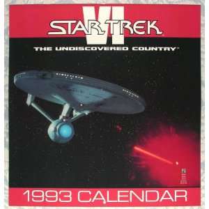  Star Trek VI Calendar 1993 (9780671780746): Books
