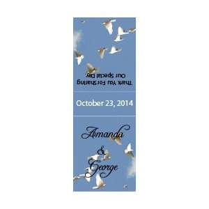  Style 2950 Sky Doves Wedding Label 1.25 x 3.5 Tic Tac Labels 