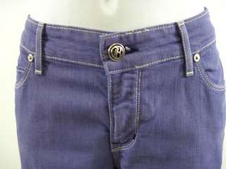 RICH & SKINNY Purple Skinny Zip Up Pants Jeans Sz 29  