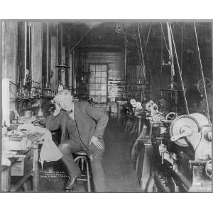   Thomas Alva Edison,1847 1931,invented ediphone,c1905