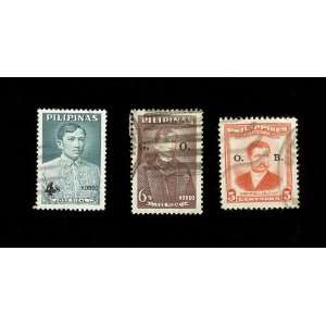  Lot of Philippines (3) Stamps 