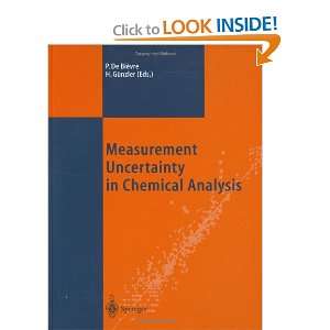  Measurement Uncertainty in Chemical Analysis 