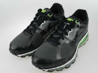 NIKE AIR MAX 2010 GS NEW Boys Girls Youth Black Green Shoes Size 6Y 