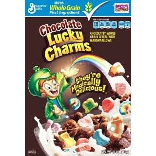 Lucky Charms Chocolate Cereal, 12 Ounce Boxes (Pack of 6)
