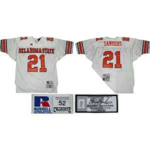 Barry Sanders Oklahoma State Cowboys Unsigned Authentic Russell 