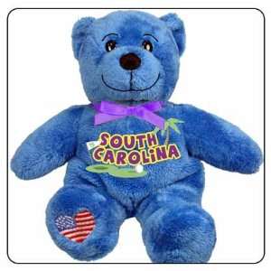   : South Carolina Symbolz Plush Blue Bear Stuffed Animal: Toys & Games