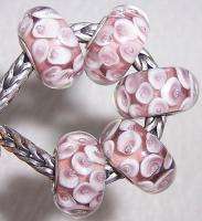 Lovely Murano Glass Beads fit European Charm Bracelet a065  