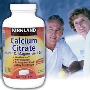 Kirkland Signature Calcium Citrate with Vitamin D, Magnesium and Zinc 
