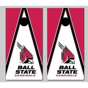  Ball State University Cardinals Cornhole Bag Toss Game Set 
