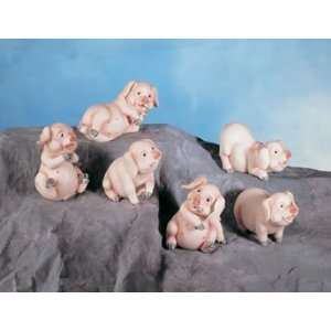  Little Pigs Set of 6 Figurines