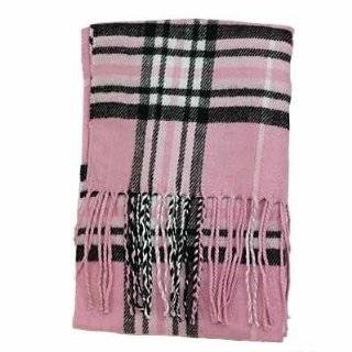   Check Plaid Scarf, Grey. Made in Scotland (C 10): Sports & Outdoors