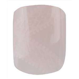 Peach & White Lace Short Length Glue/Stick/Press On Artificial/False 
