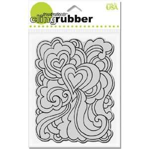  Cling Love Groove   Cling Rubber Stamps: Arts, Crafts 