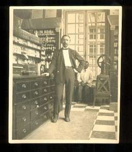 Antique Occupation Photo Druggist Pharmacist / African American 